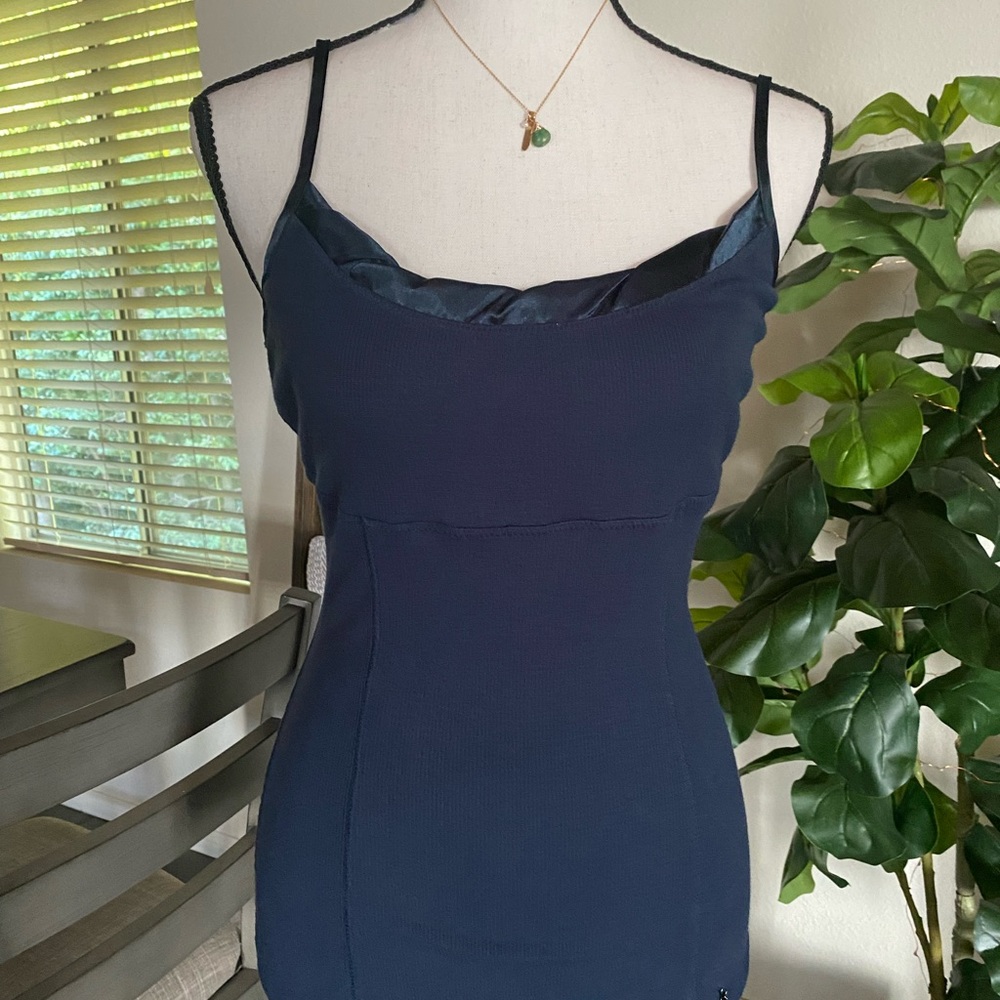 Guess ribbed blue camisole tank